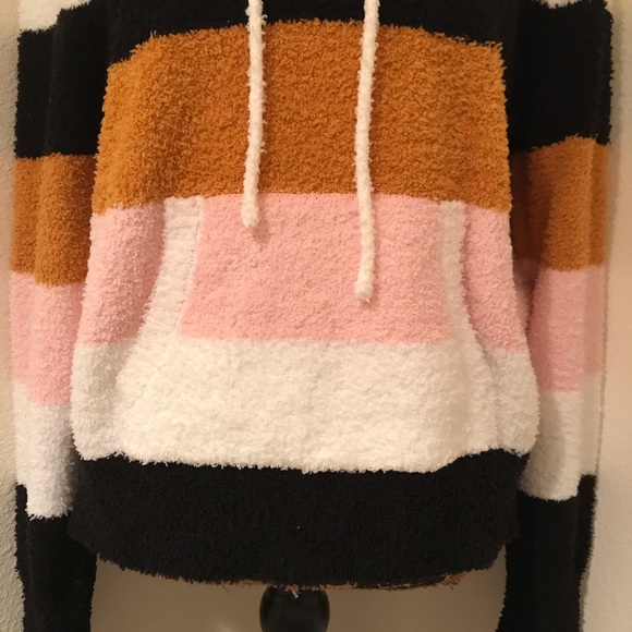 NWT-Candie’s Juniors Womens Long Sleeve Plush Hoodie-L - Picture 4 of 16